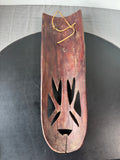 Kenyan Carved Wooden Tribal Mask