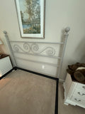 Queen Bed with Metal Frame and Hardware