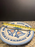 Large Hadley Pottery Happy Anniversary Platter