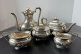 5-Piece Michael C. Fina Co. England Sterling Silver Tea Service Set