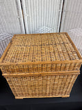Woven Rattan & Bamboo Trunk