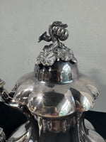 (B) Reed & Barton MCM Vintage Winthrop Silver Plate Teapot