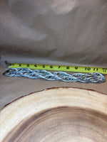 Silver Oval Linked Necklace