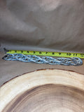 Silver Oval Linked Necklace