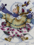 Cross Stitch Snow Angel - B