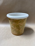 Terra Cotta Style Planter With Glazed Inside // 2 Available // PRICED INDIVIDUALLY (A)