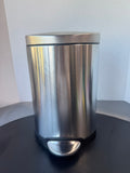 Simple Human Stainless Steel Small Touchless Trashcan