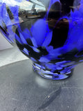 Purple Murano Style Art Glass Vase