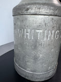 Whiting Milk Company Vintage Aluminum Milk Can