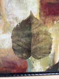 Leaf on Pressed Board/Fall-Like Art - No Glass