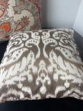 Pair of World Market Style Bohemian Feather Throw Pillows
