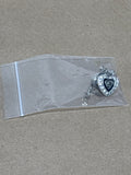 Sterling Heart Screw-On Earrings