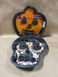 Pumpkin And Skull Cake Pan — Pair // 3 Pairs Available // PRICED INDIVIDUALLY