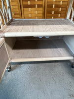 Wicker Cart on Casters