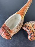 Pheasant Fitz and Floyd Essentials Game Bird Collection Lidded Trinket Dish