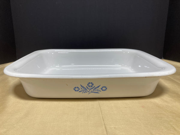 CorningWare Blue Cornflower Roasting Pan