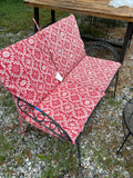 Black Cast Iron Outdoor Furniture Set, Four Pieces