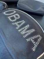 5-Piece Seroborn Black Bejeweled Obama Clutch & Cosmetics Bags