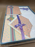 Floral Stationary Set With Box