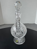 (H) Waterford Crystal Prestige Claret Decanter with Stopper PGA Monogram