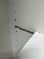 C- White Particle Board Bookcase with 4 Shelves