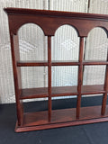 Wooden Curio Hanging Curio Shelf