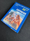 Defender Atari 2600 & 7800 Complete Game in Box with Manual