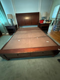 Aspen Home Queen Bed with Storage Drawers ***HEAVY ITEM***READ DETAILS ON PICK UP POLICY***
