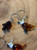 Set of Wine Glass Charms (Glass)