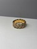 14K Gold Women’s Braided Band (6.59g) SIZE 6 1/2