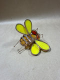 Stained Glass And Copper Bee