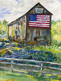 High Five to America Painting by Local Artist, Ginger Olansen; Signed