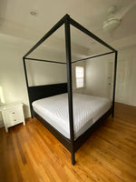 Ikea Black Four Poster King Bed