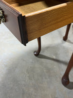 Pennsylvania House Oval Side Table with Drawer