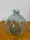Lopsided Recycled Glass Vase