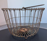 Rustic Vintage Farmhouse Gathering Basket