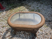 Rattan Patio Coffee Table