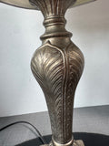 Gold Metallic Botanical Etched Resin Lamp (WORKS)