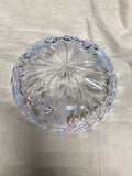 Cut Glass Floral Candy Dish