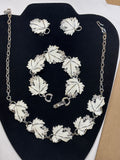 Sarah Coventry Necklace, Clip Earrings & Bracelet Set
