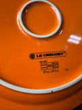 4-Piece Le Creuset Flame Orange Dinner Plates