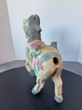 Hand Carved Vintage Thai Wooden Horse Sculpture AS IS (READ DESCRIPTION CAREFULLY)