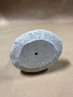 Resin Frog On Stone Decor