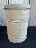 Farmhouse Style Antique Metal Lidded Flour Tin