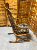 Hitchcock Style Rocking Chair, with Optional Cushions