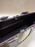 Button Handbag With Handles