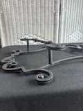 3-Piece Metal Scroll Hanging Plate