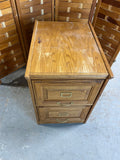 A-Oak Tone 2 Drawer File Cabinet
