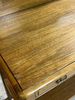 Side Table with Curved Legs and One Drawer