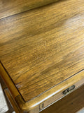 Side Table with Curved Legs and One Drawer
